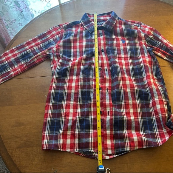 Polo Ralph Lauren Boys Red and Blue Plaid Shirt - Picture 6 of 9